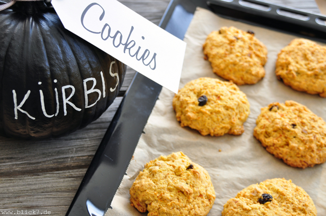 Köstliche Kürbis-Cookies mit Rosinen und Walnüssen - blick7