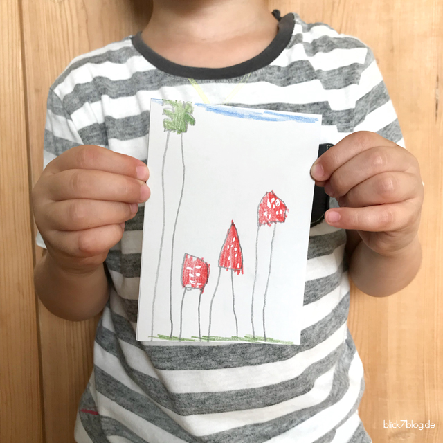 Glückspilz-Karte zum Kindergartenabschied