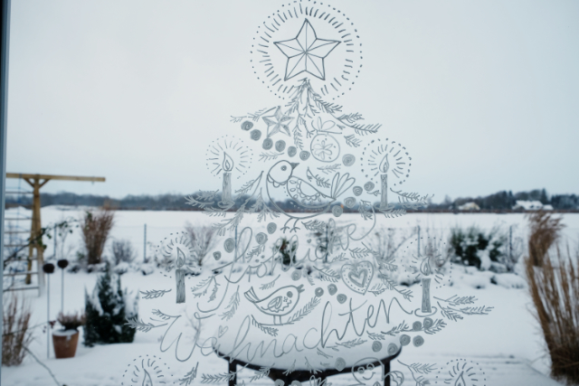 Fensterbild Weihnachten