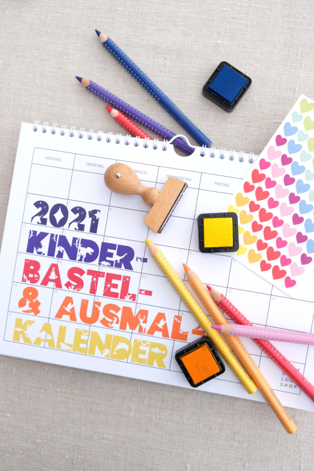 kinder diy und bastel kalender 2021 blick7