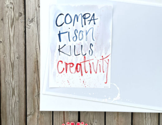 comparison kills creativity