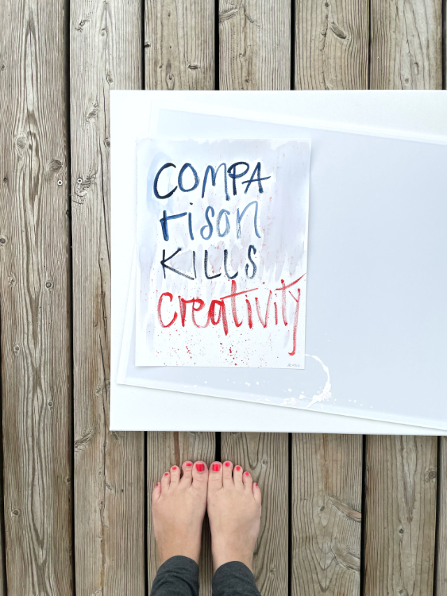comparison kills creativity