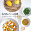 Kartoffelsalat mit Sambal Oelek und Schafskäse